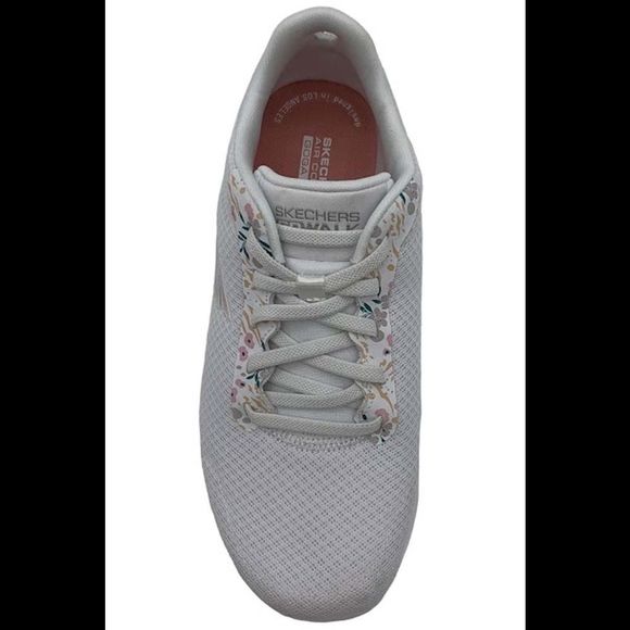 Skechers GOwalk Travel Vegan Washable Bungee Sneakers Rose White - Medium - Picture 2 of 3